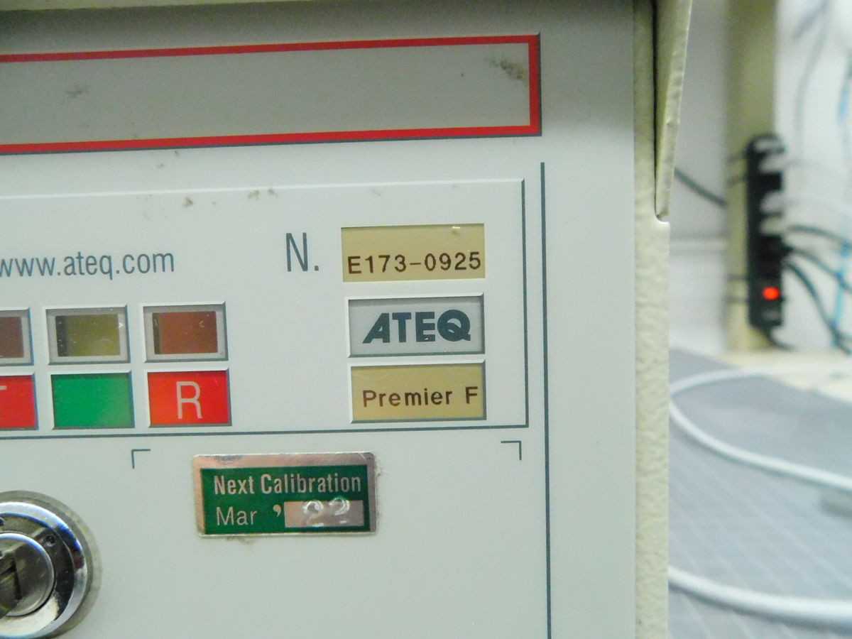 ATEQ Premier F Air Leak Detector M6846 - Precision Testing Equipment - INSPECTION & MEASUREMENT