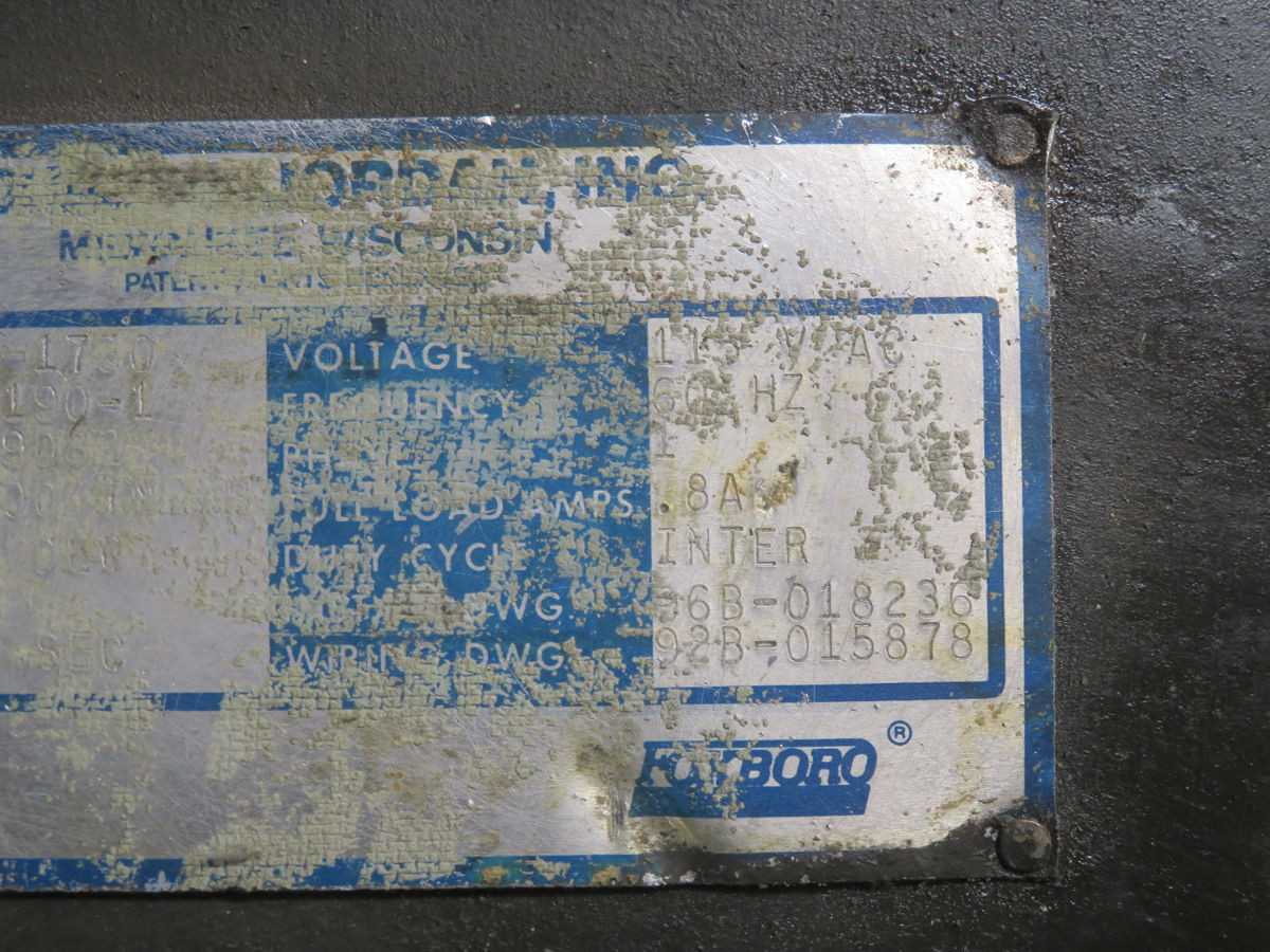 FOXBORO SM-1730 CLUTCH BRAKE MOTOR T265133 - BRAKES & CLUTCHES