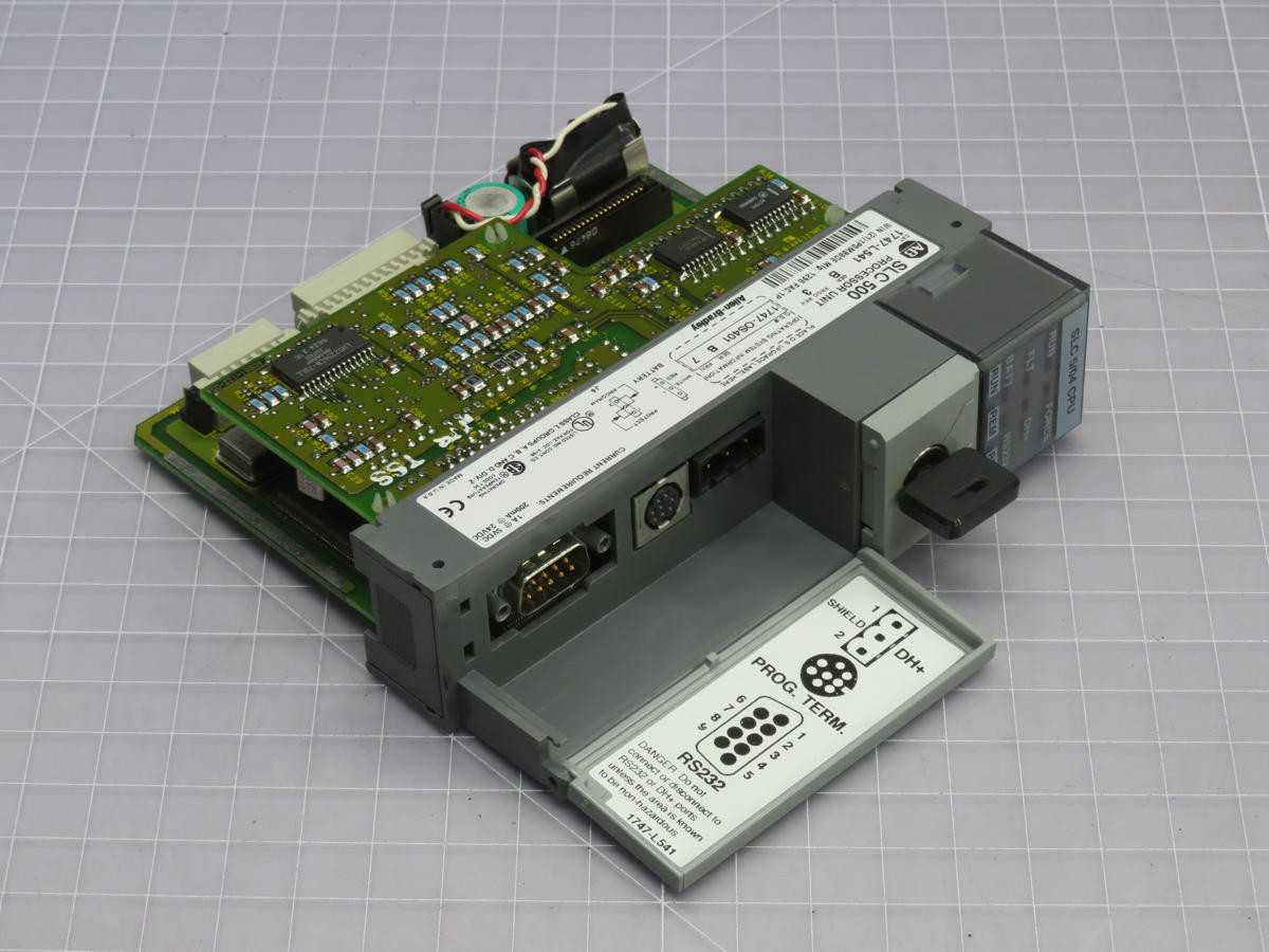 Allen Bradley 1747-L541 SLC500 PLC, 16K Memory, 4096 DI/DO, 256 AI/AO, DH+, RS-232 - INDUSTRIAL PARTS