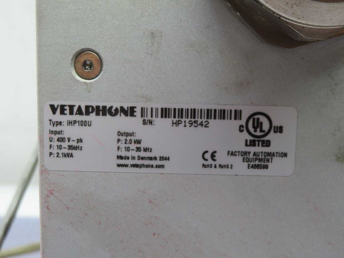 Vetaphone IHP100U Transformer T263983 - High Performance Equipment - MOTOR DRIVES