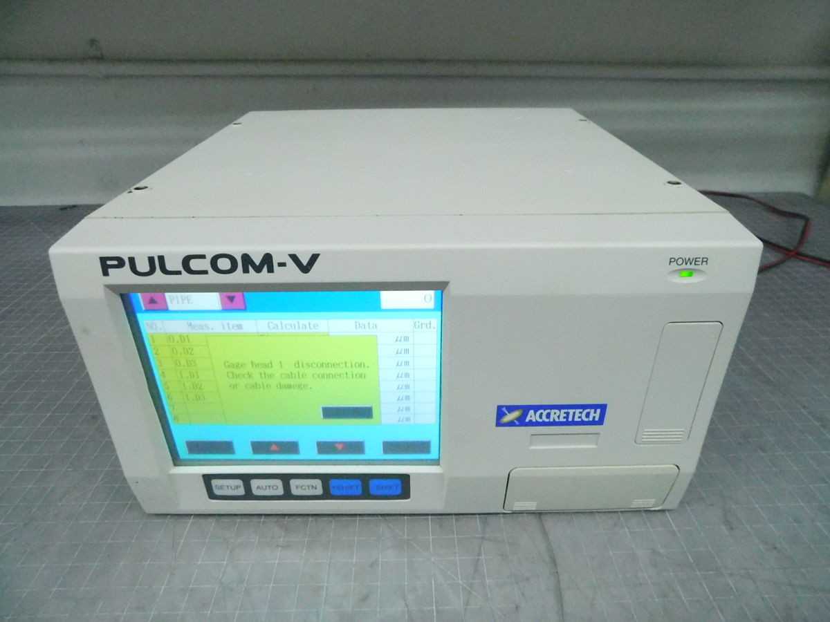 ACCRETECH TOSEI E-PV151121 PULCOM-V CONTROLLER M7007 - OPERATOR CONTROLS