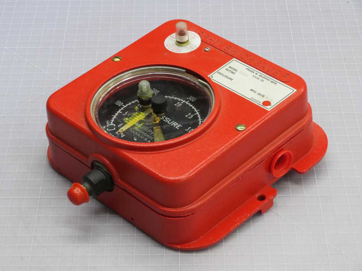MURPHY 645B SWITCHGAGE PRESSURE SWITCH T233586 - PRESSURE MEASUREMENT
