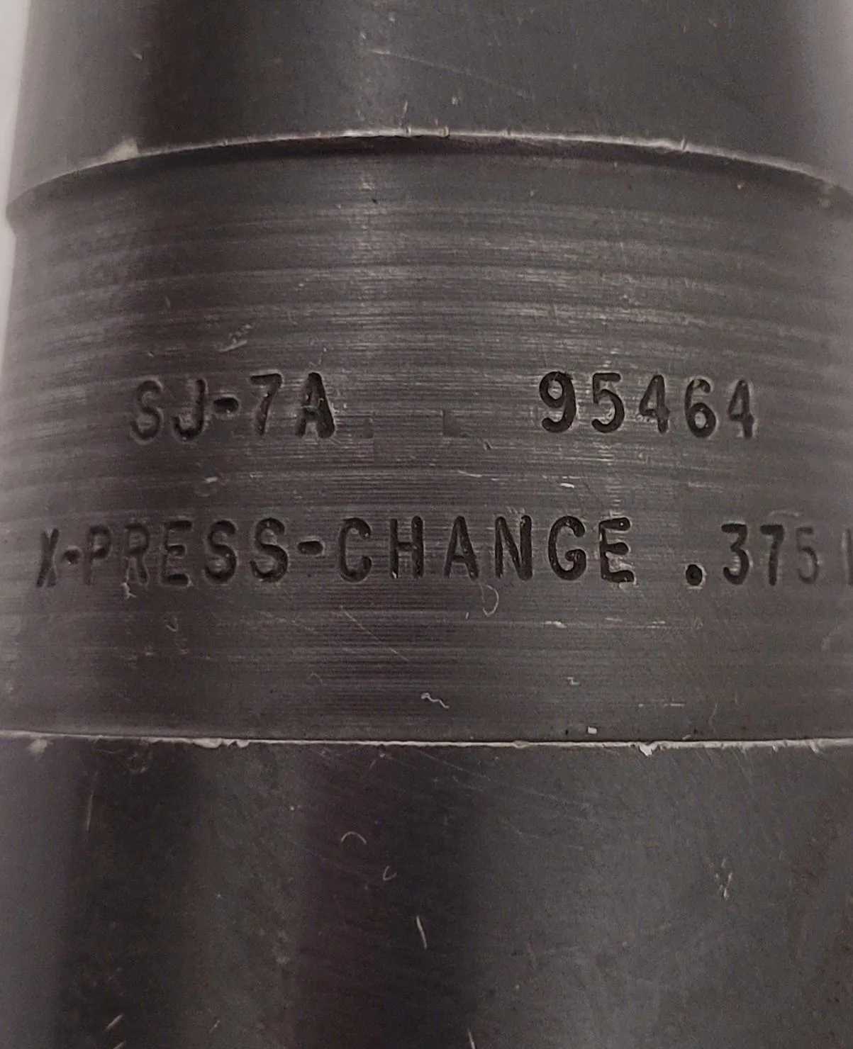 SCULLY JONES 7A 95464 X-PRESS-CHANGE END MILL HOLDER CAT 45, 3/8IN BORE, 1-3/4IN PROJECTION - MACHINING TOOLING & PARTS