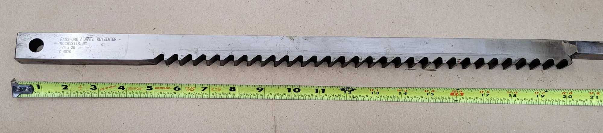 HANSFORD DAVIS D-4020 KEYSEATER – 3/4IN X 20 - MACHINING TOOLING & PARTS