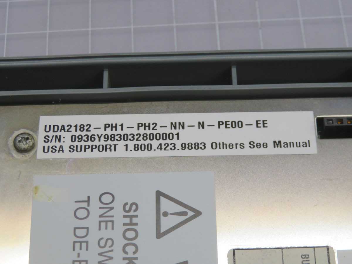 Honeywell UDA2182 Dual Input Analytical Analyzer T261810 - PH & ORP MEASUREMENT