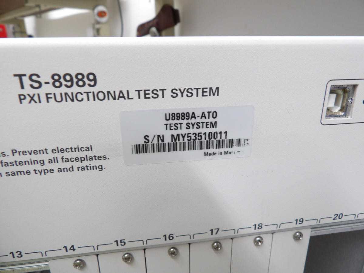 AGILENT TS-8989, CIRCUIT BOARDS, PXI, 120/240 VAC POWER, DMM, AWG, DIGITIZER, SWITCHING, DIO - PCB CIRCUIT BOARDS