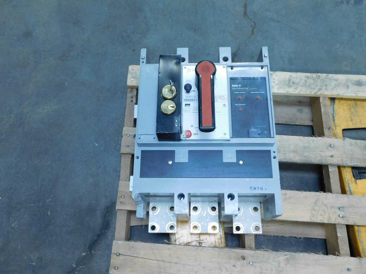 GE RMS-9 TP2020SS CIRCUIT BREAKER, 3 POLES, 2000 A CONTINUOUS CURRENT, 600 VAC MAX VOLTAGE - AUTOMATION & CONTROLS