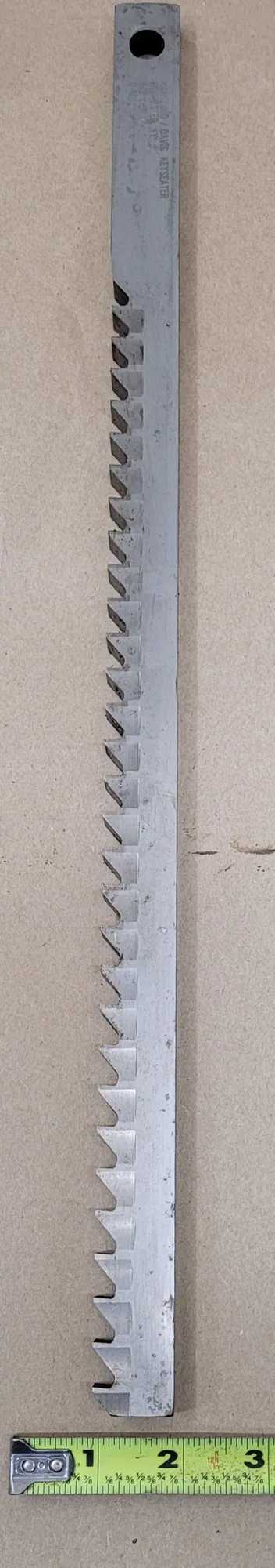 HANSFORD DAVIS D-4013 KEYSEATER - 12MM X 20, WIDTH 1/2", HEIGHT 1", PITCH 1/2", LENGTH 20” - MACHINING TOOLING & PARTS