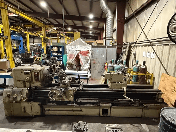 1967 MONARCH 612 ENGINE LATHE 19'' X 96'', 28'' SWING, 12-1,500 RPM, 440V - MANUAL LATHES