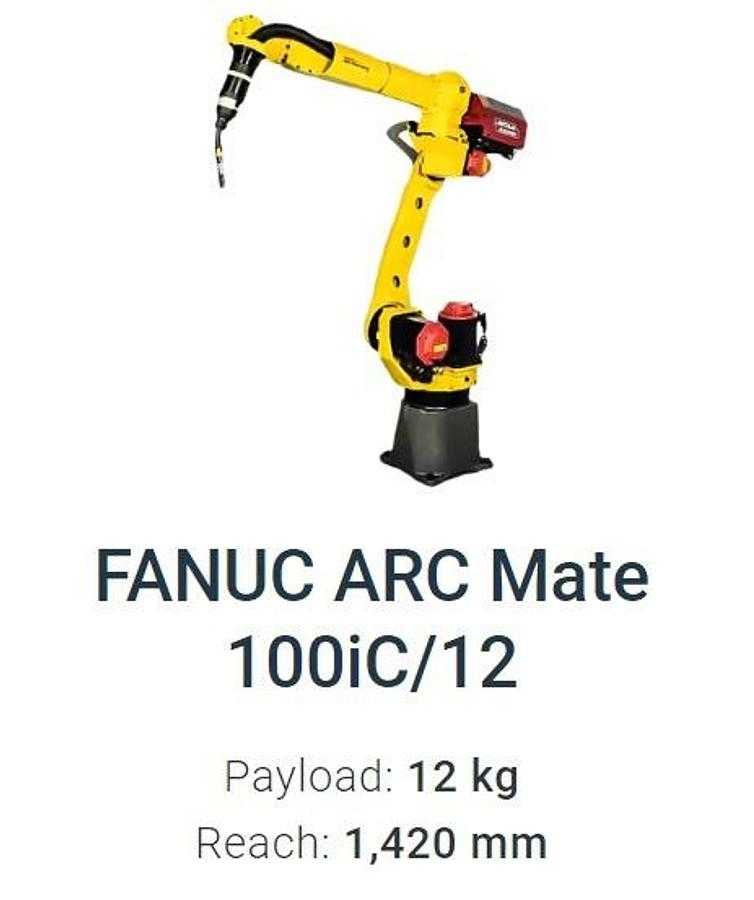FANUC Arc Mate 100iC/12 Articulated Robot, 12kg Payload, 1420mm Reach, R-30iB Controller - ARTICULATED ROBOTS