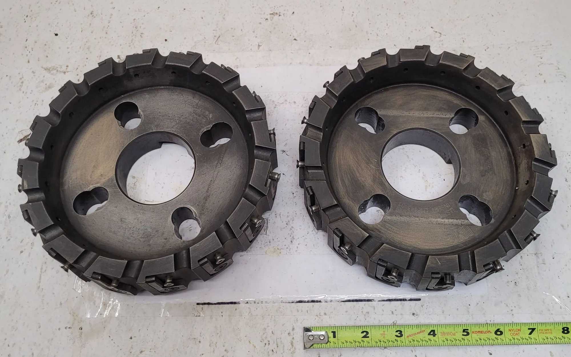 INGERSOLL 6J2T08R01 MAX-I-CUT 8" FACE MILL (TAKES 16 INSERTS) - MACHINING TOOLING & PARTS