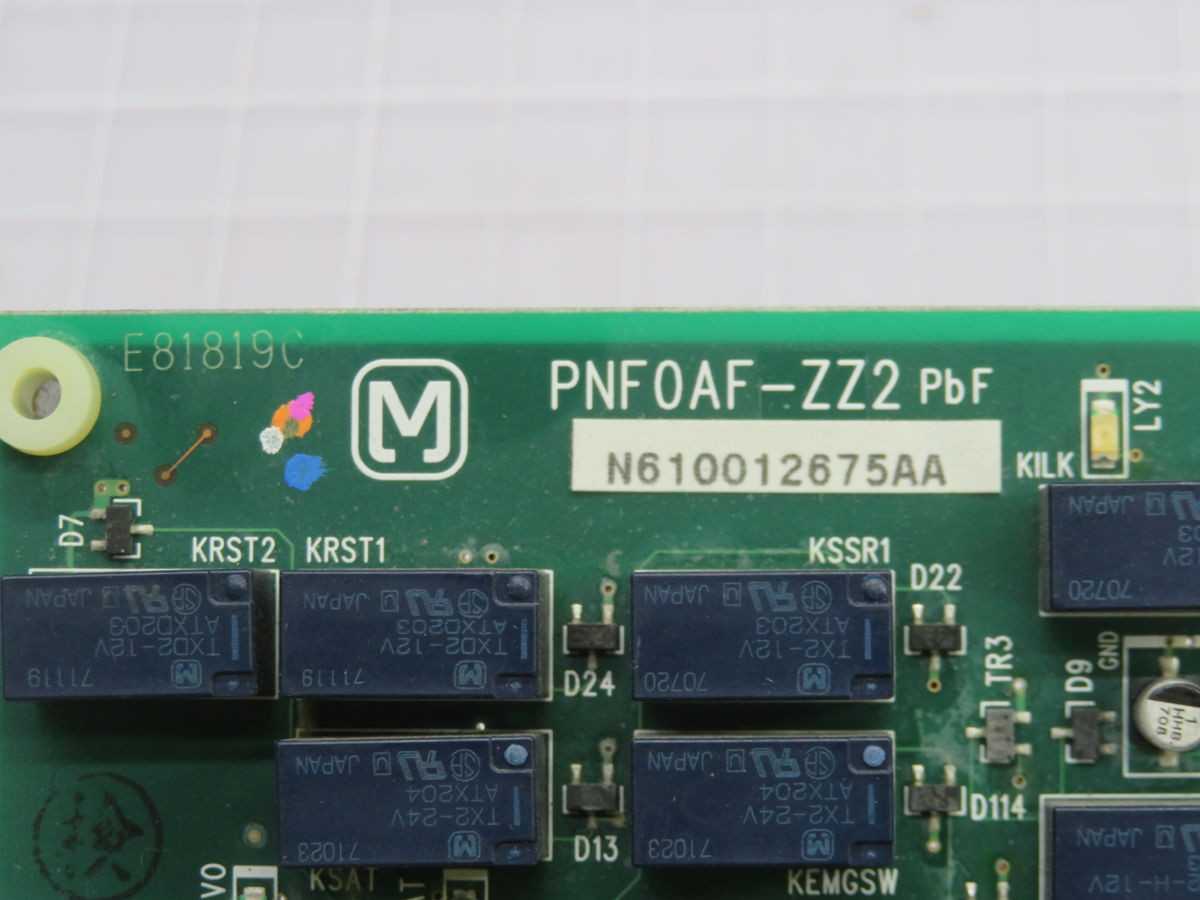 PANASONIC PNF0AF-ZZ2 N610012675AA PBF CIRCUIT BOARD BH0557 - OPERATOR CONTROLS