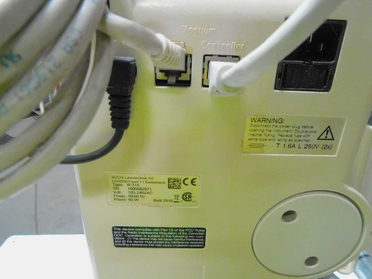 BUCHI R-215, V-855 ROTAVAPOR + VACUUM CONTROLLER - LAB & SCIENTIFIC