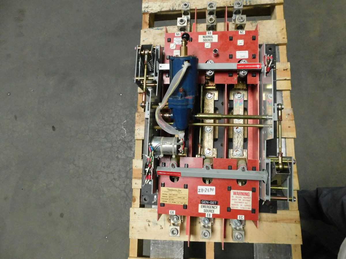 RUSSELECTRIC RMT-4003CE Automatic Transfer Switch 277/480V, 400A M6386 - AUTOMATIC TRANSFER SWITCH