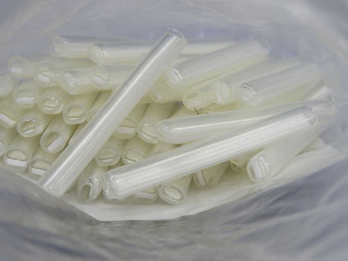 LOT OF 700 COMMSCOPE 757849-000 SMOUV-1120-R2/12-02 FIBER OPTIC SPLICE HEAT SHRINK PROTECTIVE SLEEVES T267149 - FIBER OPTIC CABLE