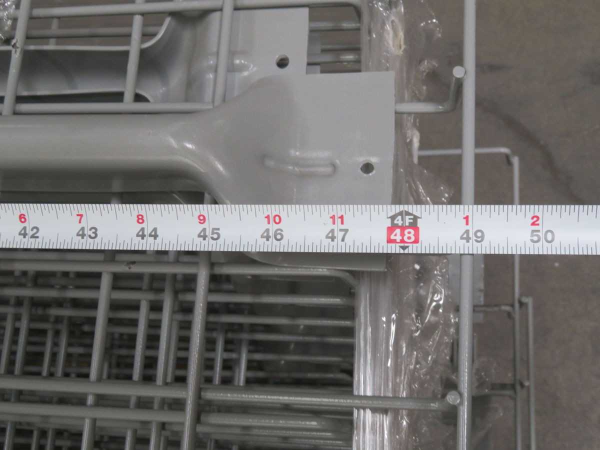 LOT OF 22 NASHVILLE WIRE WD48X50AM PALLET RACK DECKING 50 IN W FOR 48 IN UPRIGHTS - PALLET RACKING