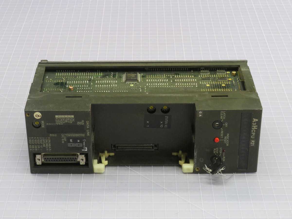 MITSUBISHI A3HCPUP21, PLCS, 2048 I/O, 30K STEPS PROG, 0.15ΜS/INST, RS-232C, 0.7A 5V - PLC MODULES