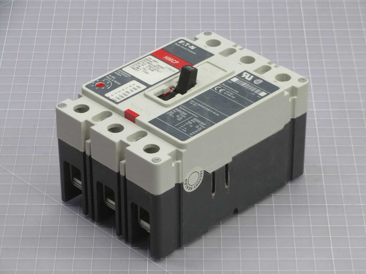 EATON HMCP150T4C CB, 3 POLE, 150 A CURRENT, 600 VAC VOLTAGE, 65 KAIC IR, 450-1500 A ADJ TRIP - CIRCUIT BREAKERS