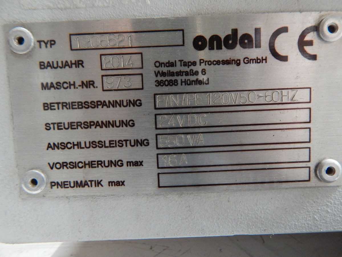 ONDAL SS620 TAPER MACHINE - PROCESS EQUIPMENT