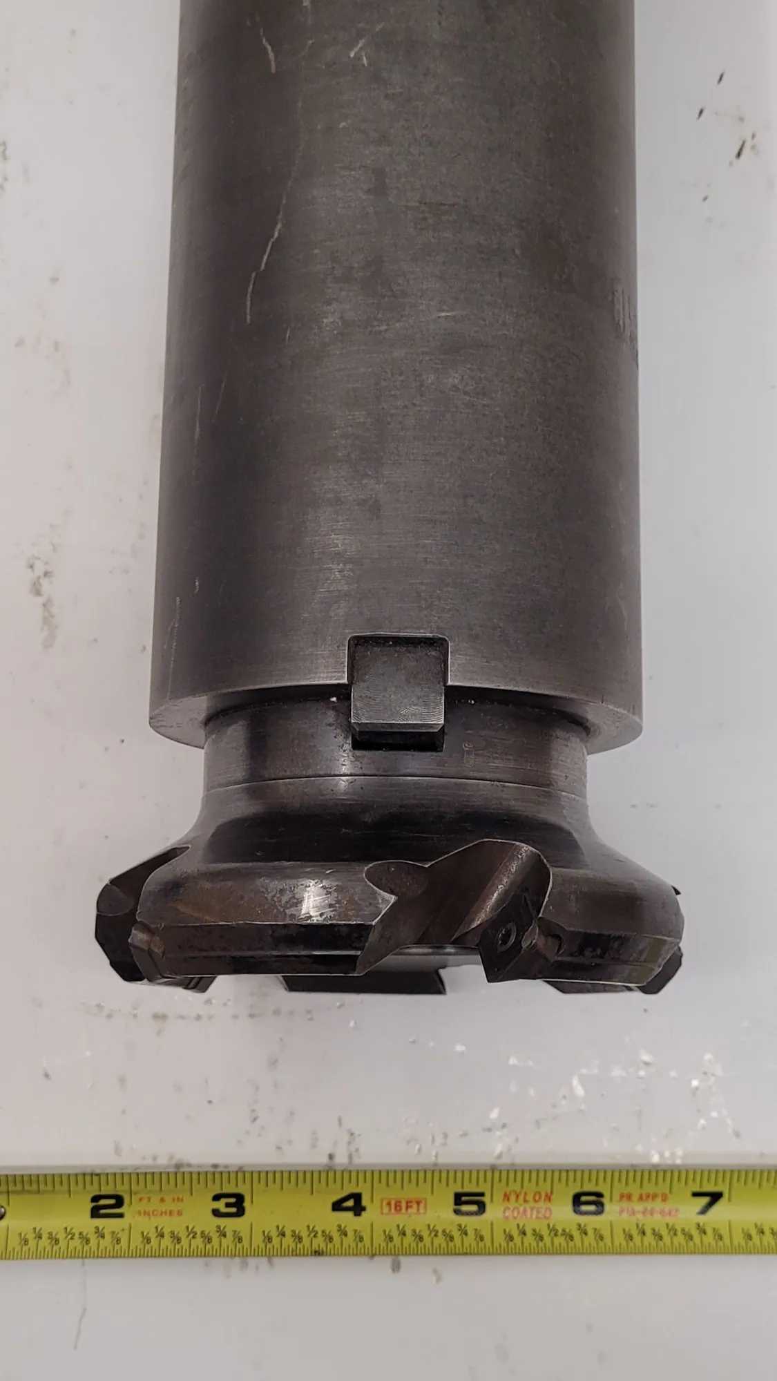 INGERSOLL BP50P15SA340 SHELL MILL HOLDER W/ SANDVIK FACE MILL, CAT 50, 1.5” ARBOR, 4” CD, 11200 RPM - MACHINING ACCESSORIES & TOOLING