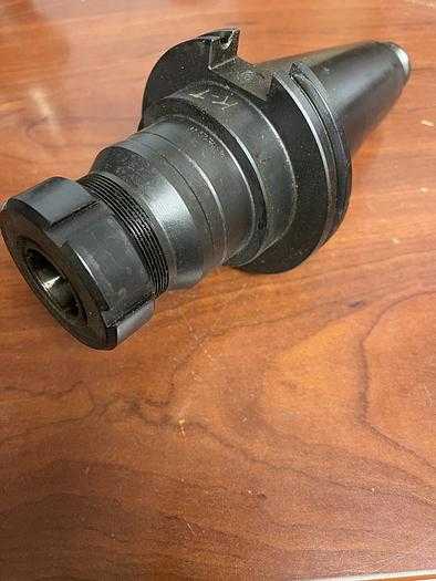 SANDVIK COROMANT 50MM CAT 50 COLLET HOLDER, 4" PROJECTION, HIGH-SPEED COOLANT - TOOL HOLDERS