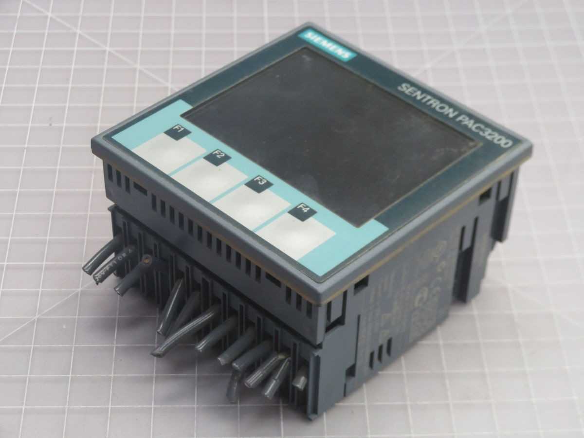 SIEMENS PAC3200 7KM2112-0BA00-3AA1 POWER METER T265199 - AUTOMATION & CONTROLS