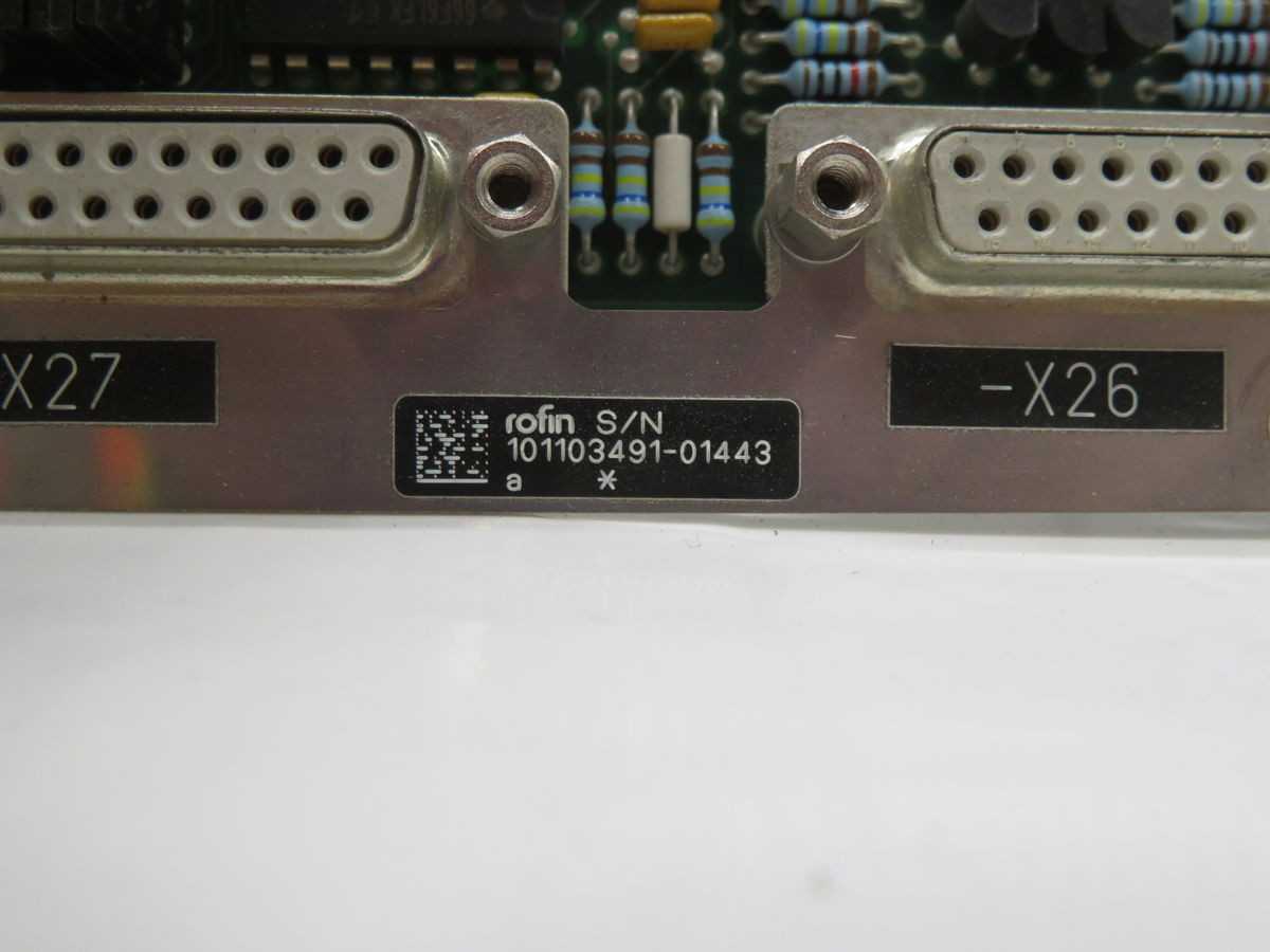 ROFIN SINAR 220798.01/08 MICROCONTROLLER / LOGIC REPLACEMENT MODULE T268979 - PLC MODULES