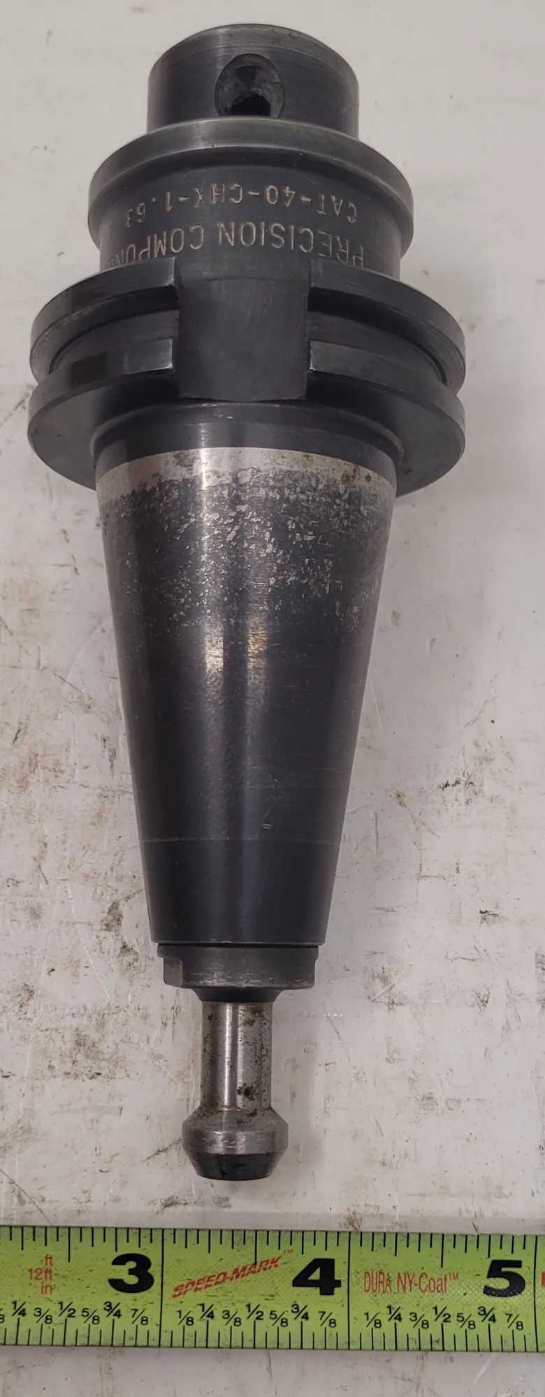 PRECISION COMPONENTS CAT-40-CHX-1.63 END MILL HOLDER (TAPER SIZE: CAT40) - MACHINE TOOLING