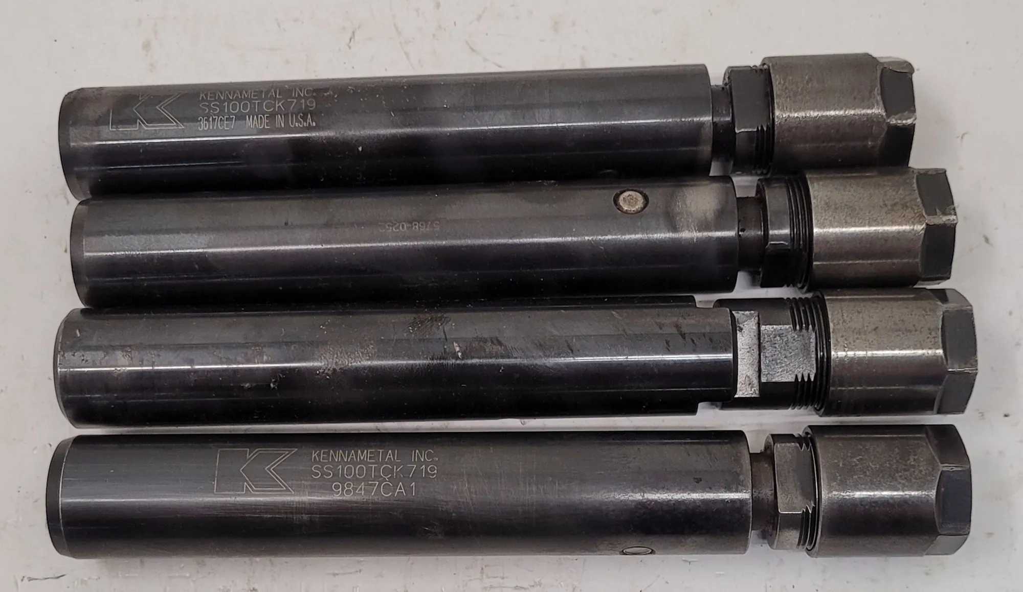 KENNAMETAL SS100TCK719 EXTENSION SHAFT - SET OF 4 - MACHINING TOOLING & PARTS