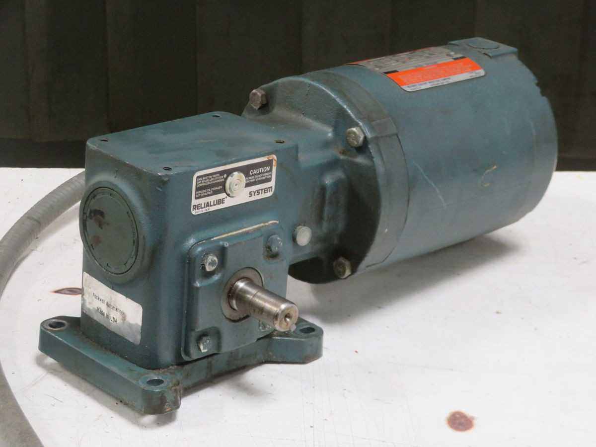 RELIANCE P56X1337S-PW MR94753 BBK AD MOTOR W TIGEAR T266501 - AC MOTOR