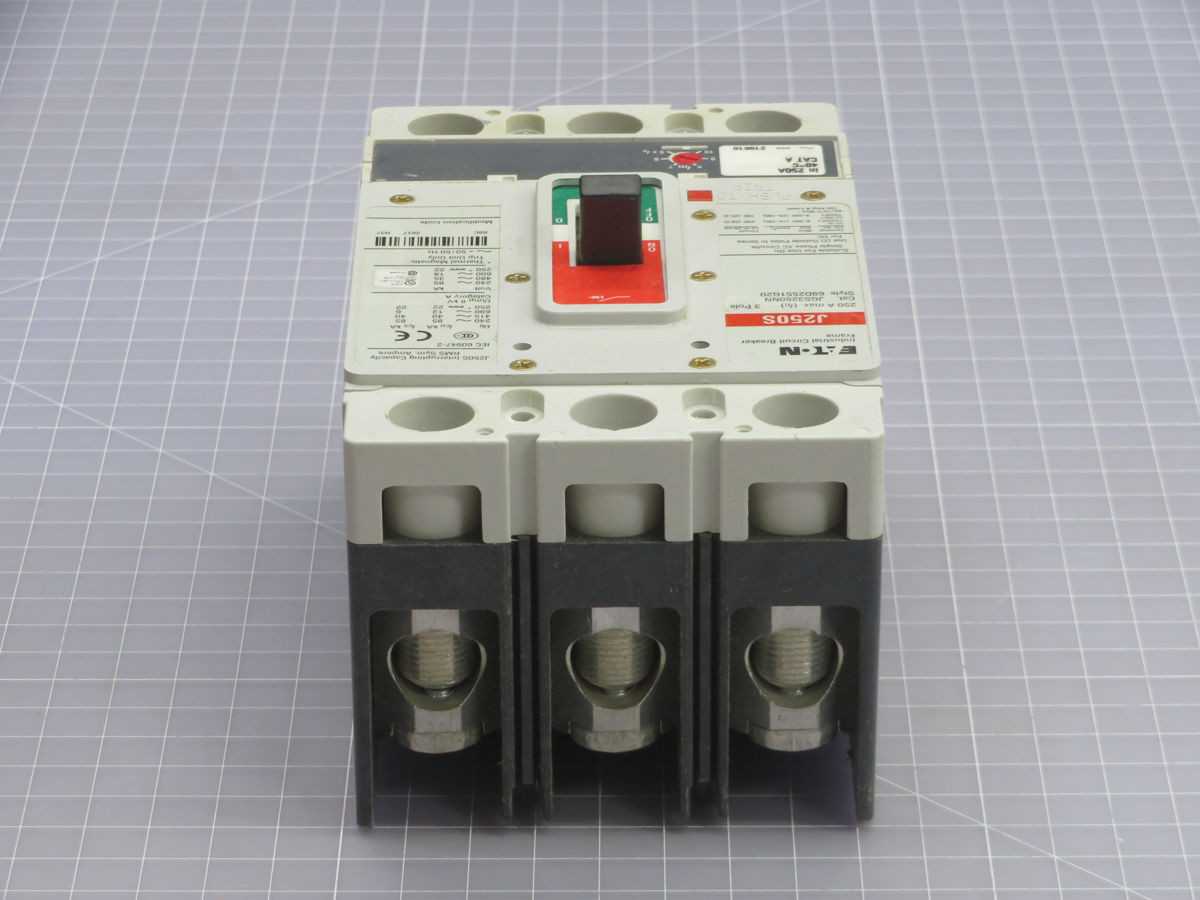 EATON JGS3250FAG CIRCUIT BREAKER, 3-POLE, 250 A, 600 VAC, 85 KAIC IC, THERMAL-MAG TRIP - CIRCUIT BREAKERS