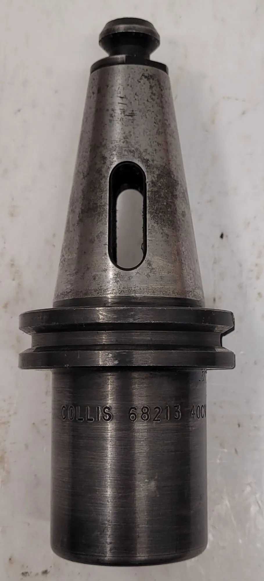 COLLIS 68213 MORSE TAPER END MILL HOLDER, CAT 40, PROJECTION 2-3/4”, OAL 6IN, BORE ID 24MM - MACHINE TOOLING