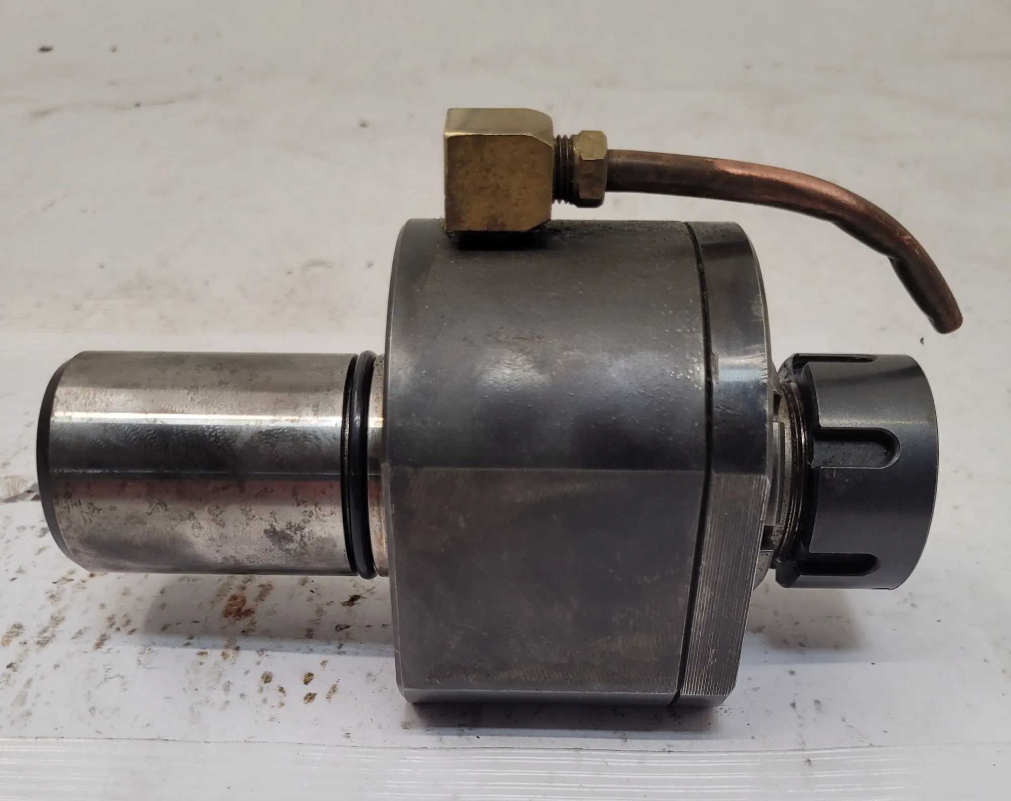 MAZAK AXIAL VERTICAL MILLING HOLDER, APPROX 6" OVERALL LENGTH - MACHINING TOOLING & PARTS