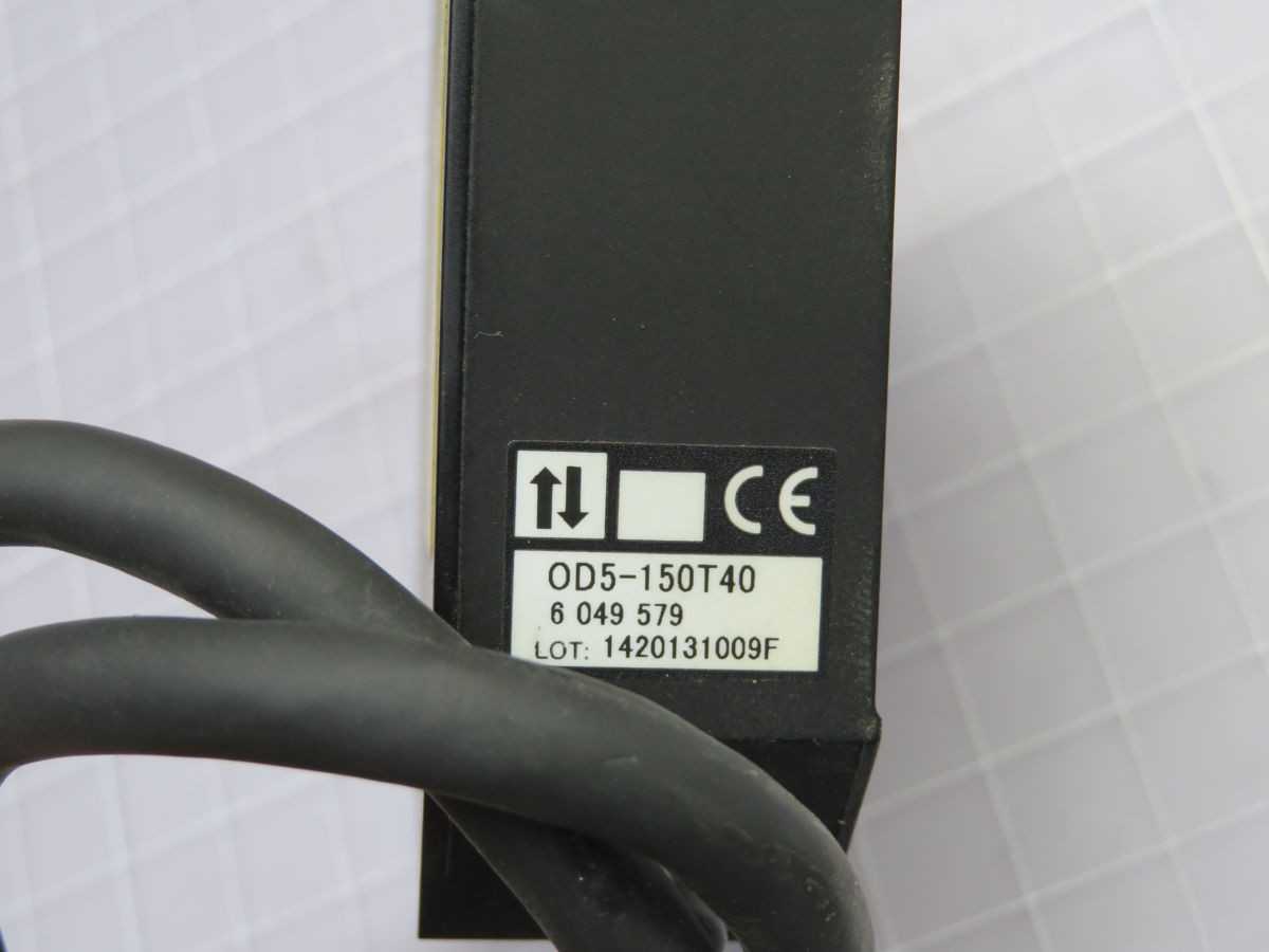 SICK OD5-150T40 LASER SENSOR, 150-400 MM RANGE, 0.05-1 UM RES, 1 UM REPEAT, IP67 - SENSORS