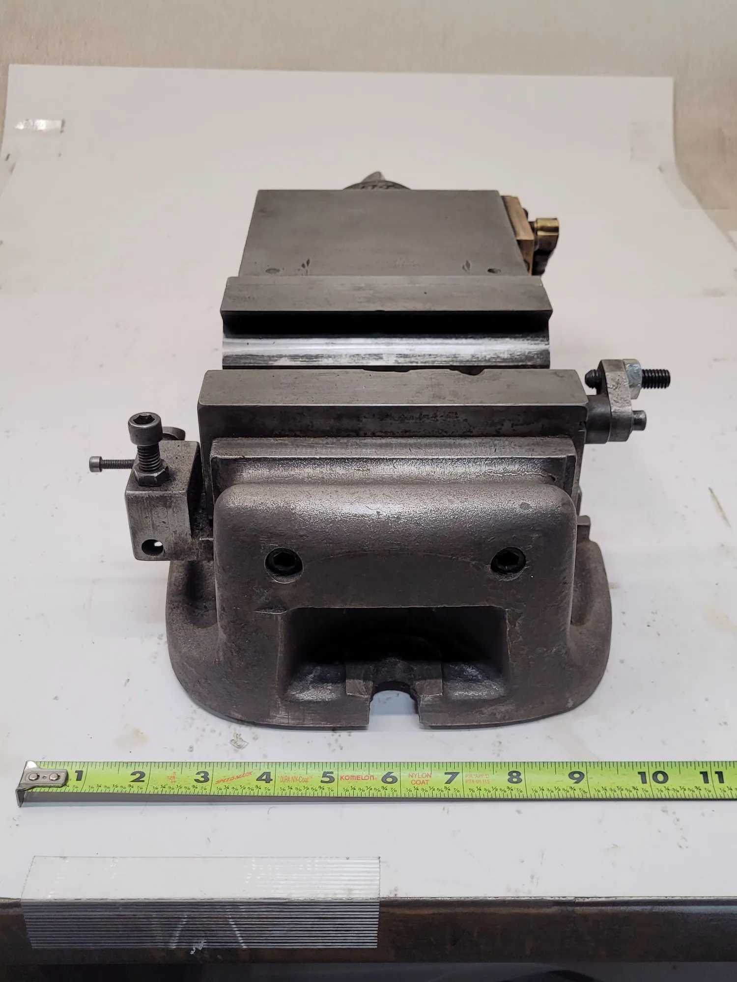BRIDGEPORT MILLING & MACHINING VISE WITH HANDLE, STAMPED MODEL 2 - MACHINING TOOLING & PARTS