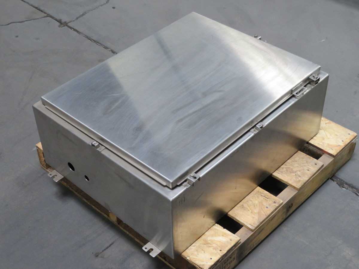 Hoffman A30H2410SS6LP Enclosures, 762x610x254 mm, 304 SS, NEMA 3R, 4, 4X, 12 - ELECTRICAL ENCLOSURES