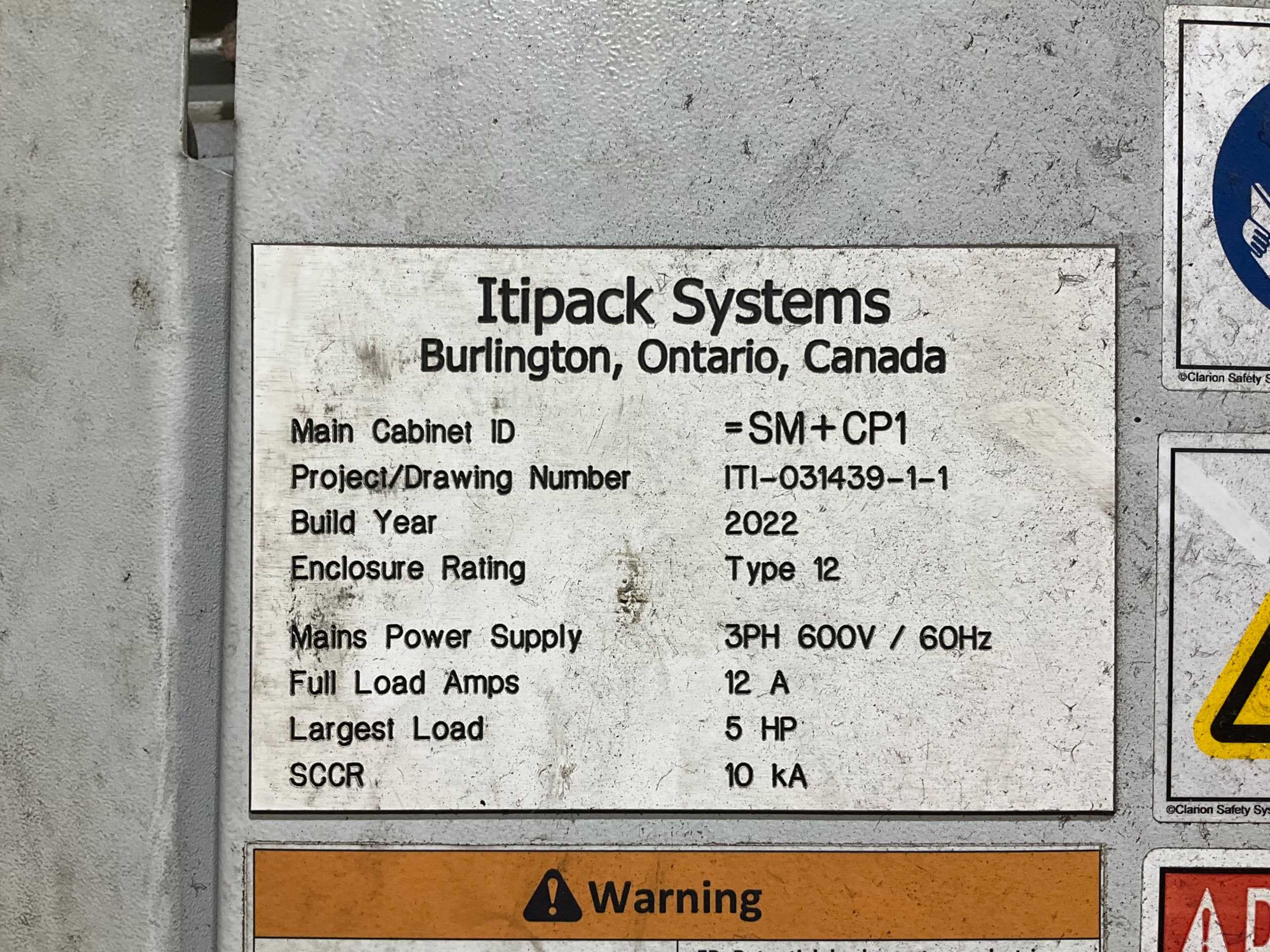 2022 Itipack Systems Sm Series Strapping System, Pet/Pp, High Tension - PACKAGING