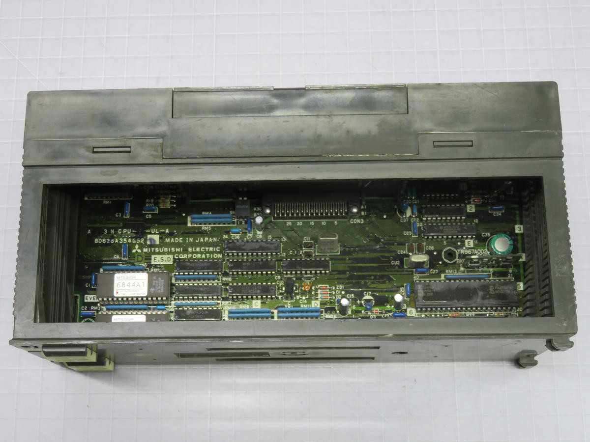 MITSUBISHI A3NCPU-UL CONTROLS PLCS, 8K PROG MEM, 1024 I/O, 1.25US PROC, 1.5W POWER - PLC MODULES