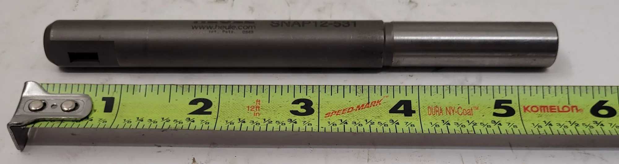 HEULE SNAP12-531 CHAMFERING TOOL, 13.5MM MIN DIA, 1/2IN SHANK, 5.51IN OAL - MACHINING TOOLING & PARTS