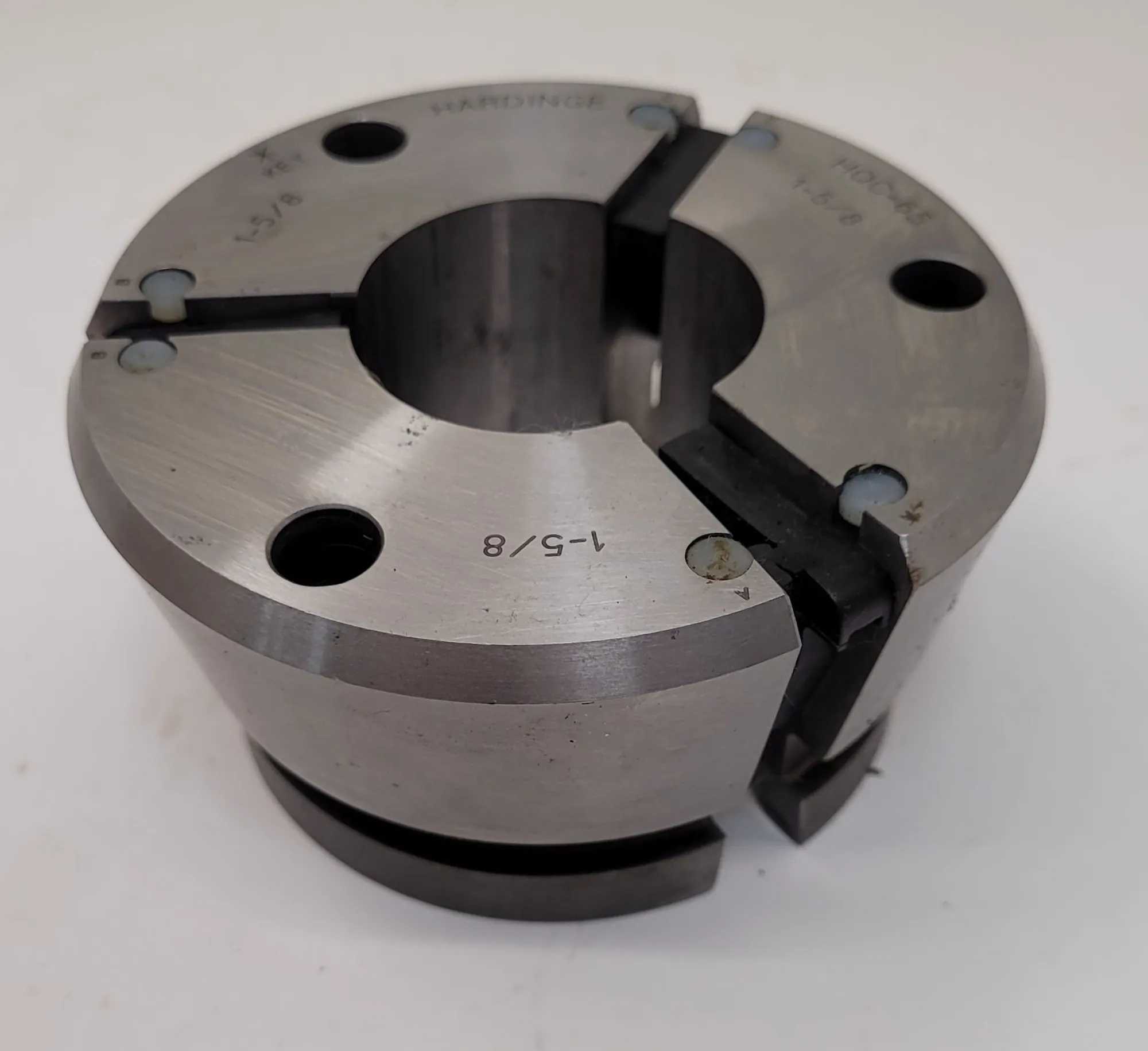 HARDINGE HQC-65 QUICK CHANGE COLLET, 1-5/8IN, 2.25” HEIGHT, NON-SERRATED INTERIOR - MACHINING ACCESSORIES & TOOLING