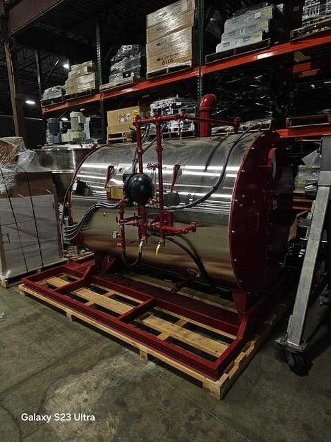 2022 SIOUX SF50G STEAM-FLO STEAM GENERATOR, 50 HP, 1725 LBS/HR, 15 PSI, LP/NG, 115V - CONTINUOUS POWER GENERATOR