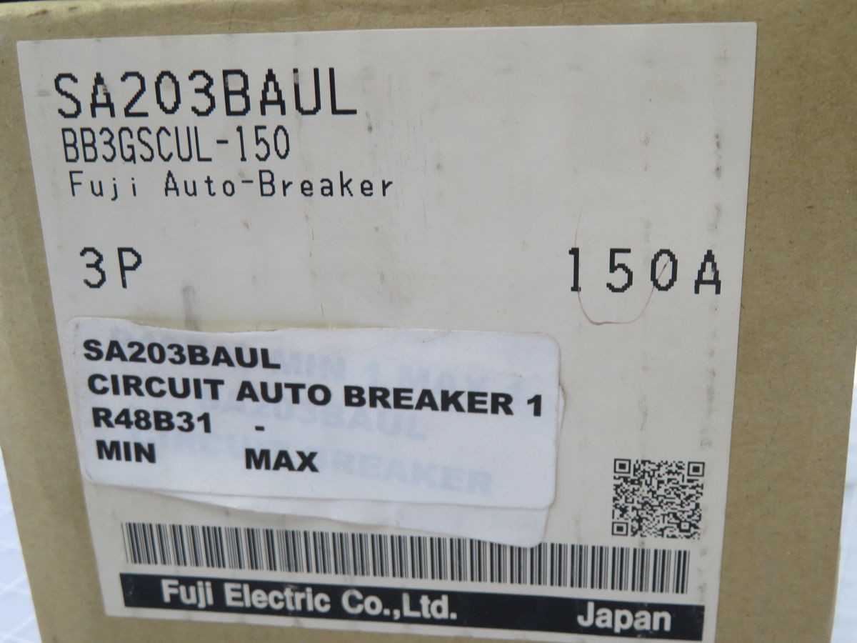 FUJI SA203BAUL CIRCUIT BREAKER T260028 - CIRCUIT BREAKERS