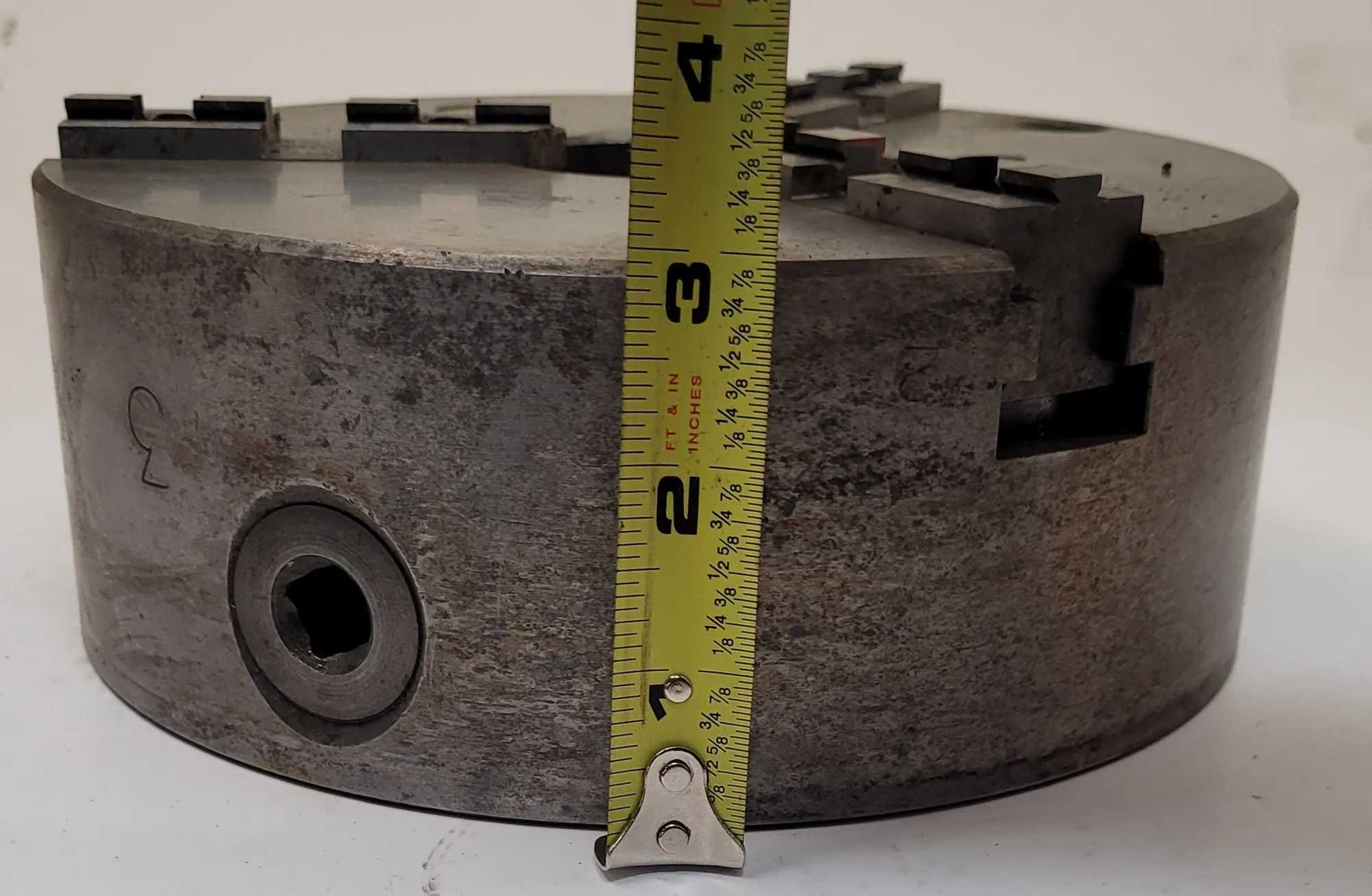 BISON 8" 3 JAW UNIVERSAL SCROLL CHUCK, MAX RPM: 2500 - MACHINE TOOLING