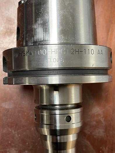 SHOWA HSKA100-HPC12H-110 AA HSK 100 COLLET CHUCK, 12 MM CAPACITY, 110 MM GAGE LENGTH - TOOL HOLDERS