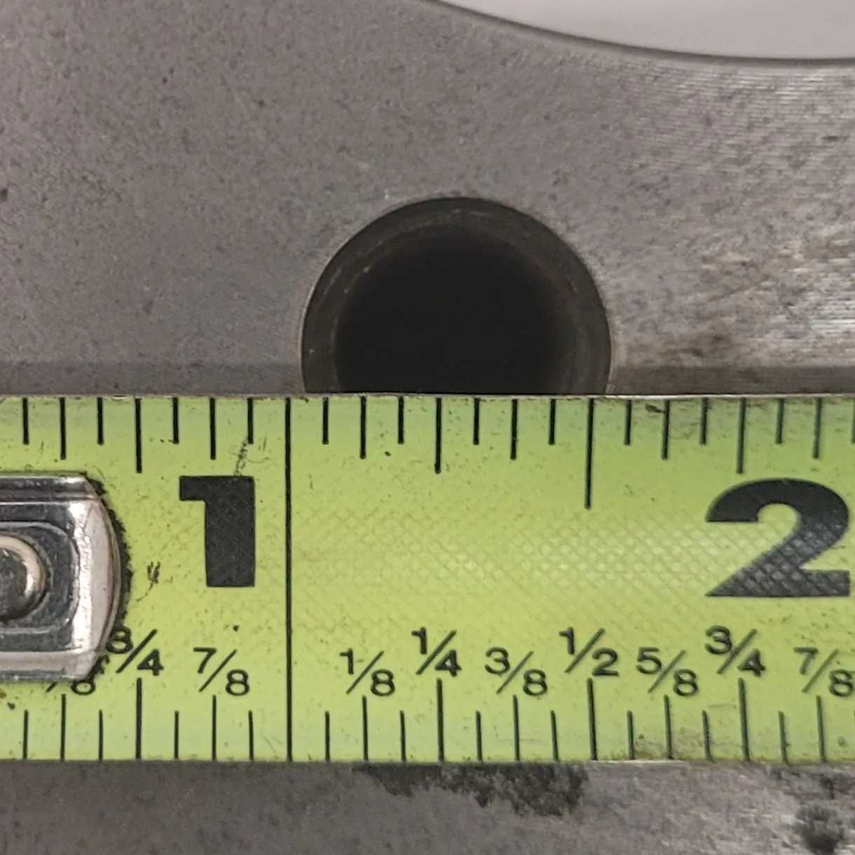 LATHE CHUCK BACK PLATE – 12-1/2IN OD, 4IN CENTER HOLE, 2IN THICKNESS - MACHINING TOOLING & PARTS
