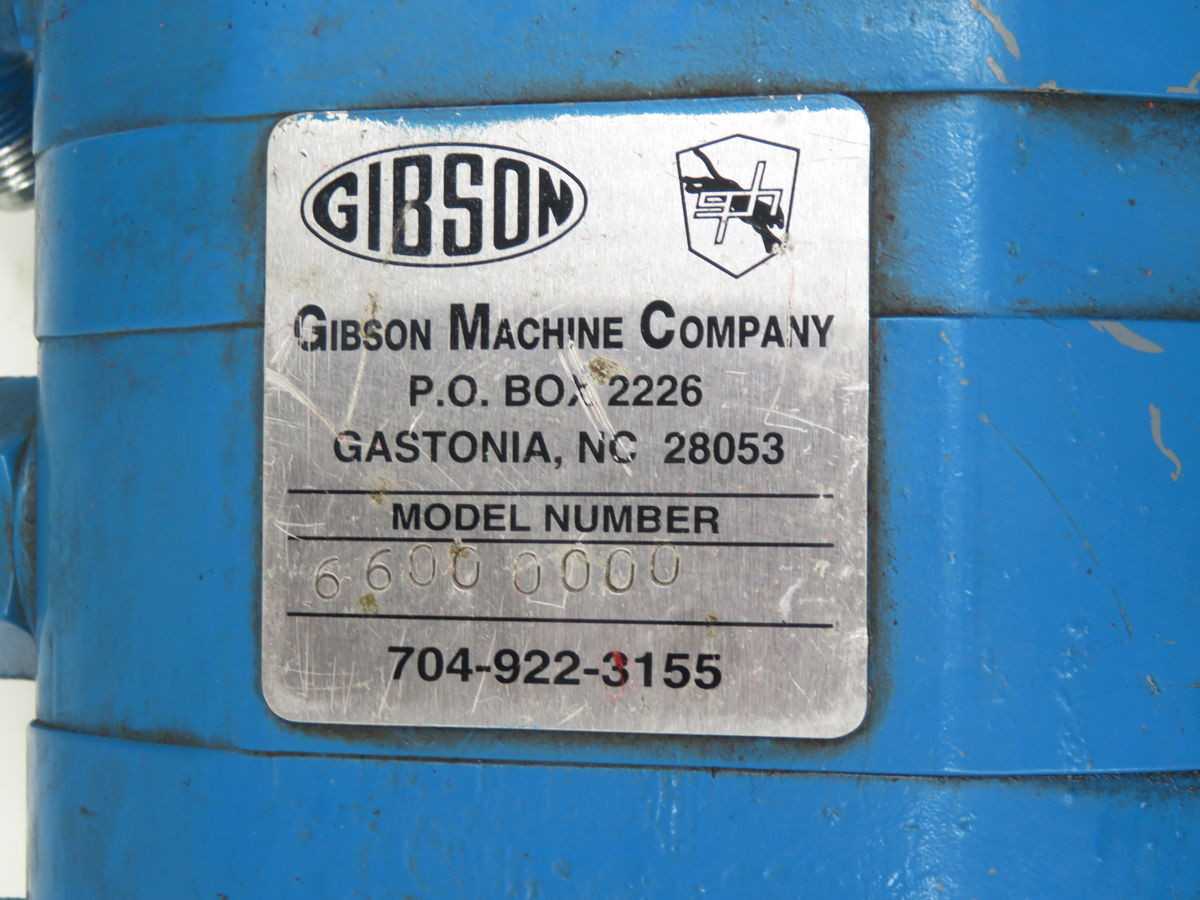 GIBSON 6600-0000 704-922-3155 HYDRAULIC FLOW DIVIDER T263404 - INDUSTRIAL PARTS
