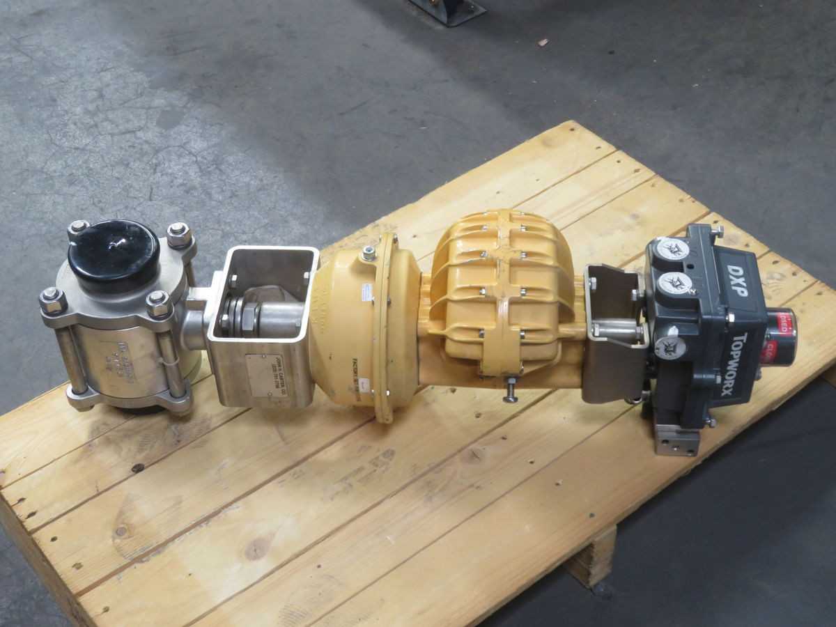 TOPWORX PBM SERIES 9-3 S7718 CF3M KINETROL MODEL 10 BALL VALVE T266756 - BALL VALVE