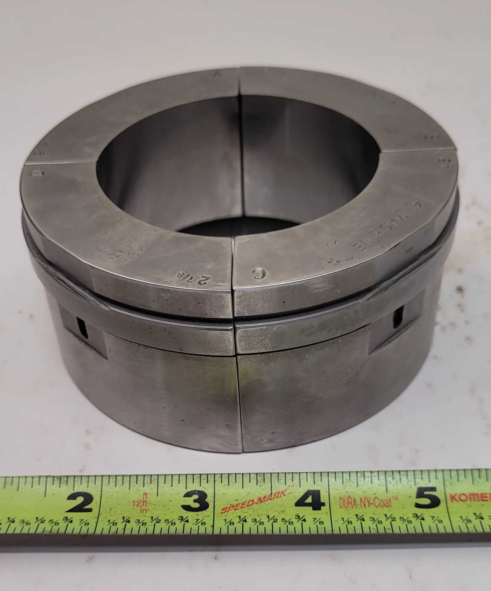 SUPERIOR CINCINNATI COLLET PAD 2 7/8" S-STYLE EMERGENCY NON-SERRATED 2” HEIGHT - MACHINE TOOLING