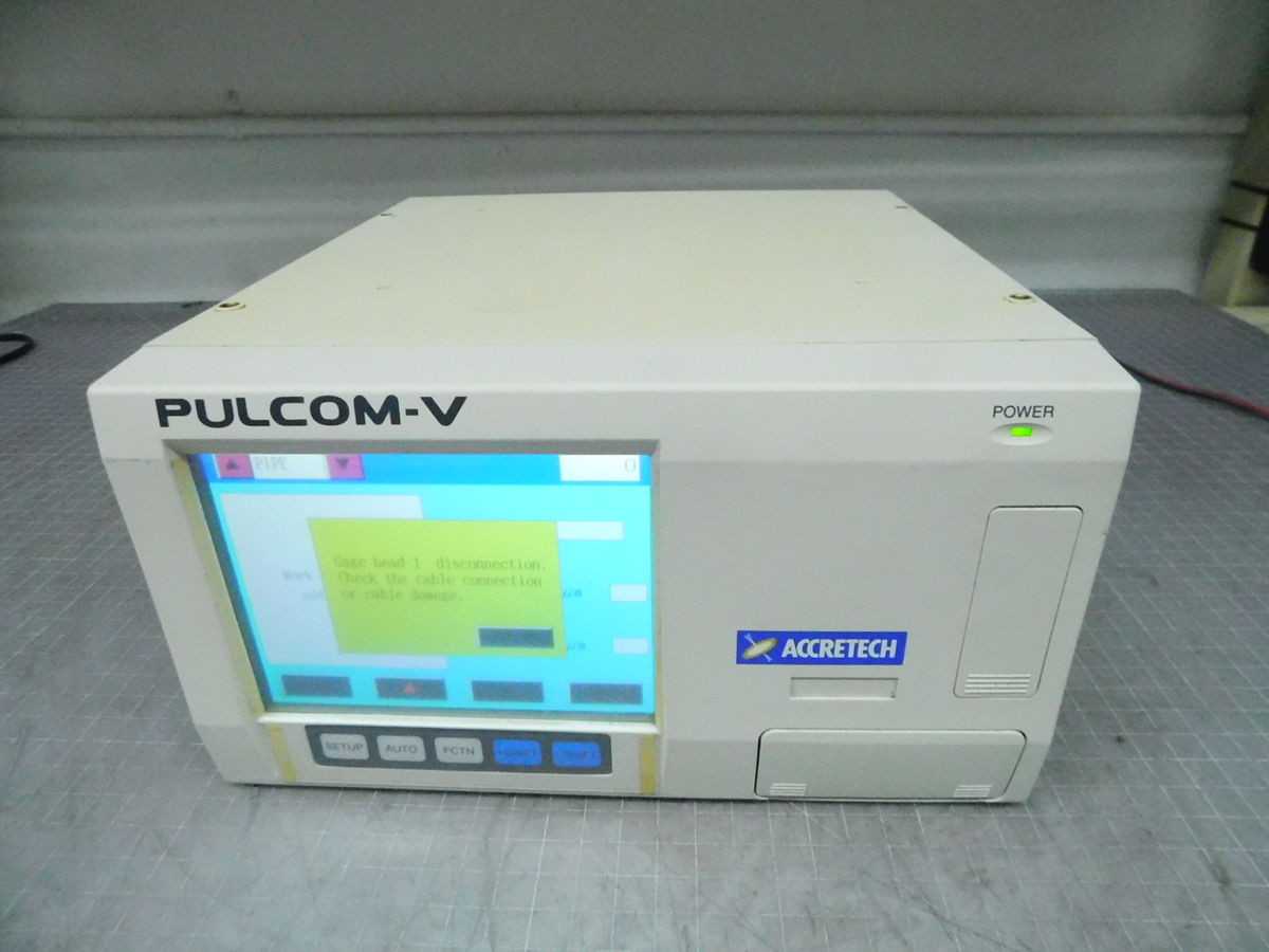 Accretech Tosei E-PV151121 Pulcom-V Controller M7006 - OPERATOR CONTROLS
