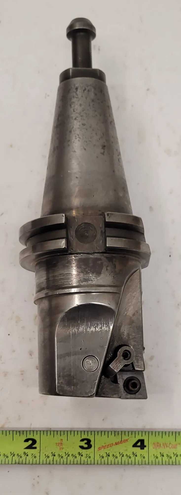 CARBOLOY END MILL TOOL HOLDER, CAT 40 TAPER, OAL 7-3/8IN, WIDTH 2 INCHES - MACHINE TOOLING